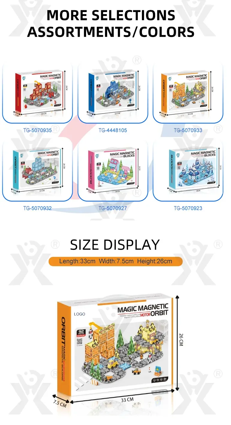 Engineer Magnetic Tile Sets For Kids, STEM Montessori Toy (TG5070933) — product detail panel 6