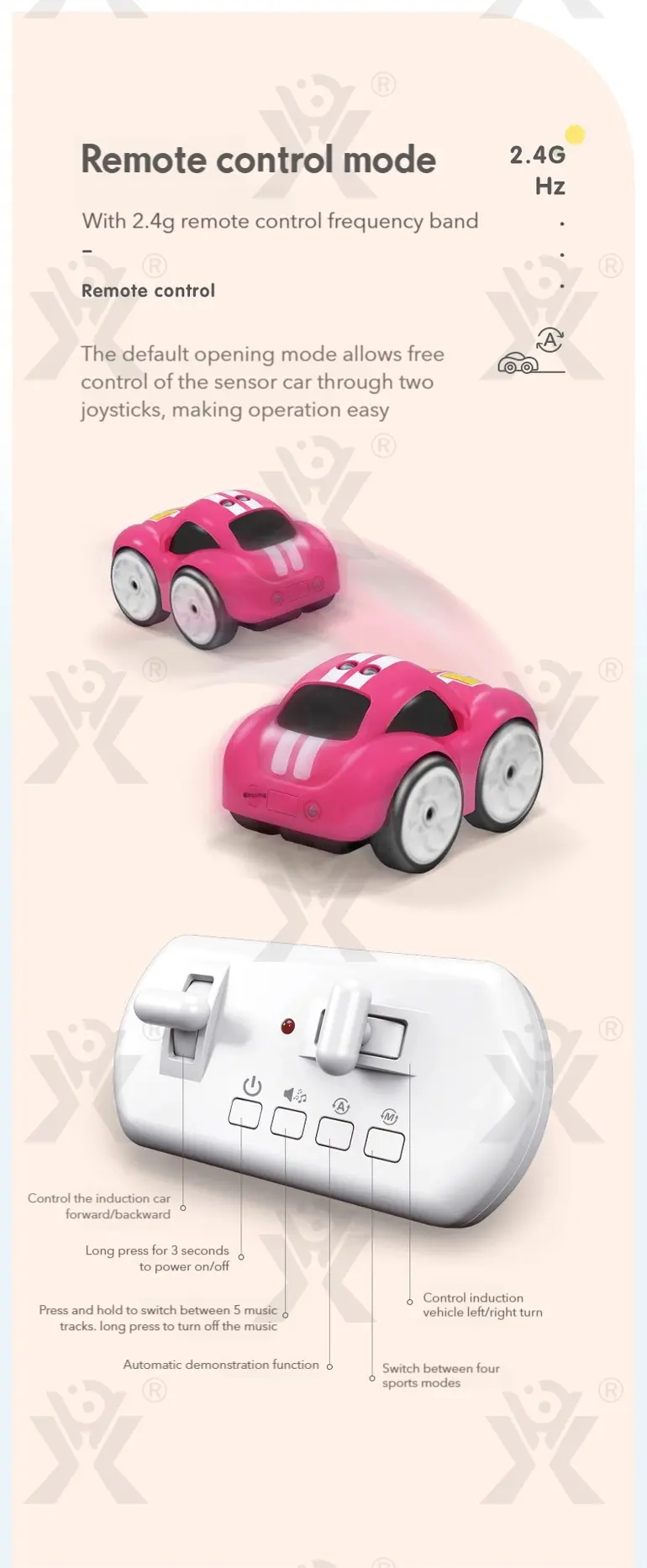 Follow Me Magic Car With Remote Control Functions (TG5064059) — product detail panel 6