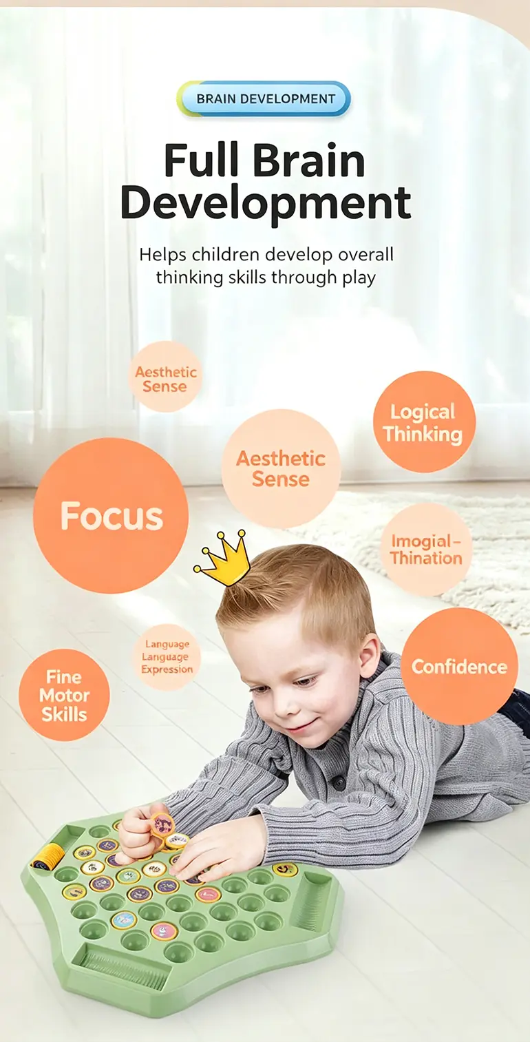 Animal Flip Chess Memory Game, DIY Stickers (TG4876585) — product detail panel 5
