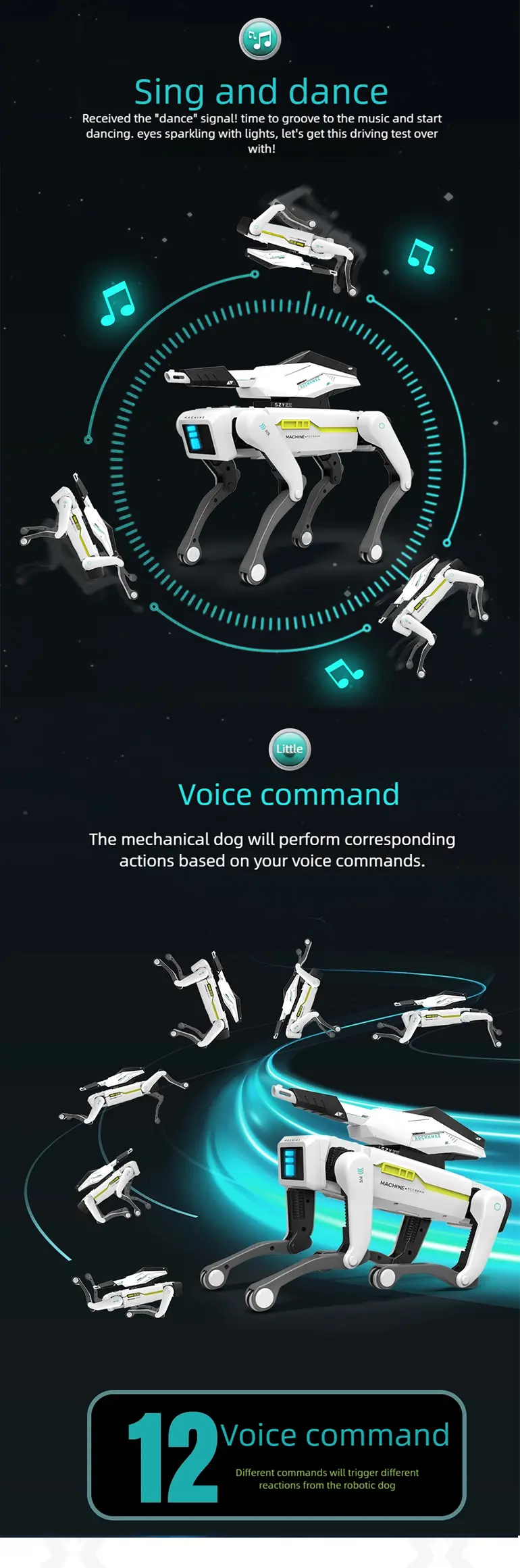 Intelligent Shooting RC Robot Dog (TG5143054) — product detail panel 3