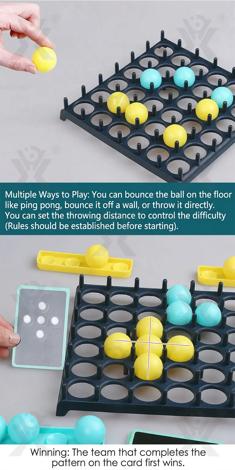 Jumping Ball Tabletop Game, Grid-Matching (TG1434123) — product detail panel 5