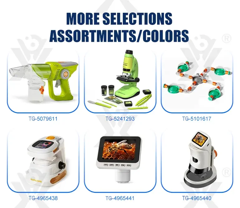 Kids’ Magnetic Microscope Toy, Ultra-High Magnification (TG4025215) — product detail panel 8