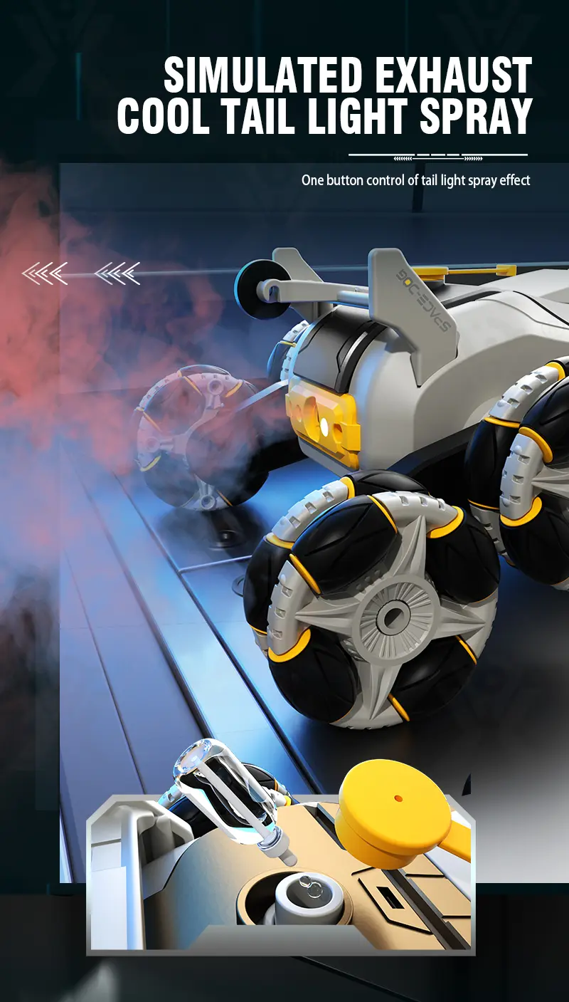 Remote Control 8-Wheel Climbing Mechanical Robot Dog-RC Dog Toy (TG4485719) — product detail panel 9