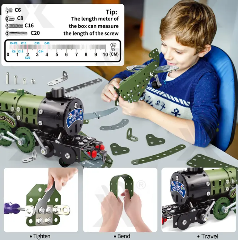 Metal Building Model Train Toy (TG5049209) — product detail panel 5