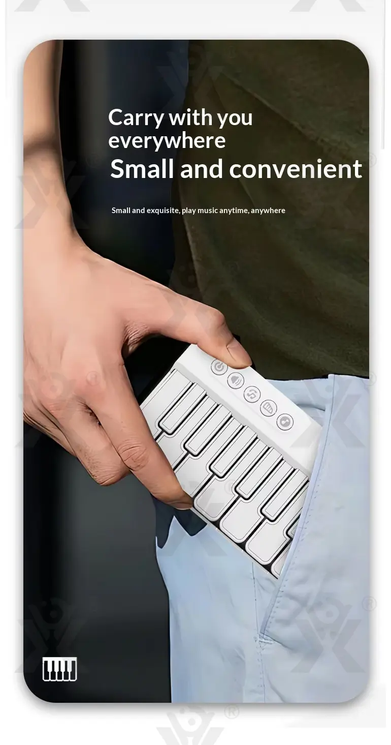 15 Key Kids Pocket Piano Toy LED Light Musical Instrument (TG4859850) — product detail panel 7