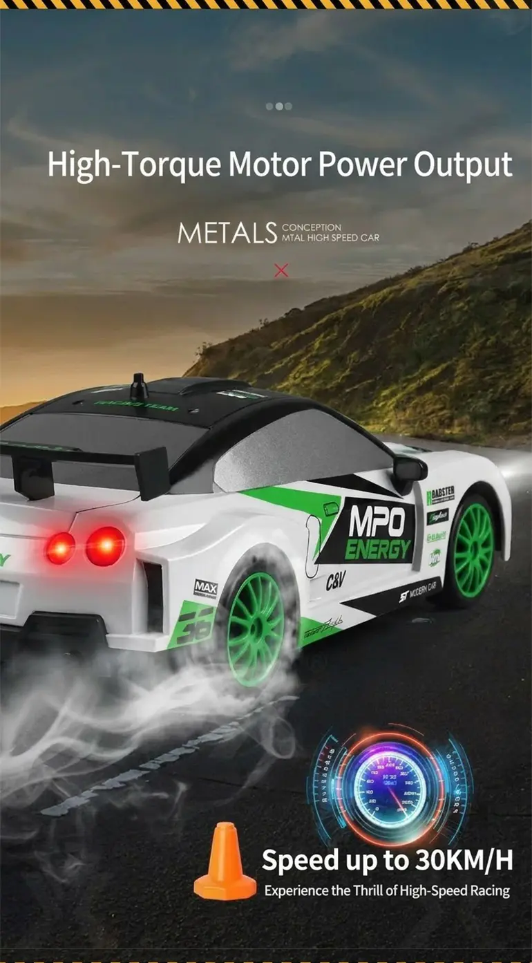 RC Drift Car, 1:24 Scale, 2.4GHz, 4WD (TG2167524) — product detail panel 5