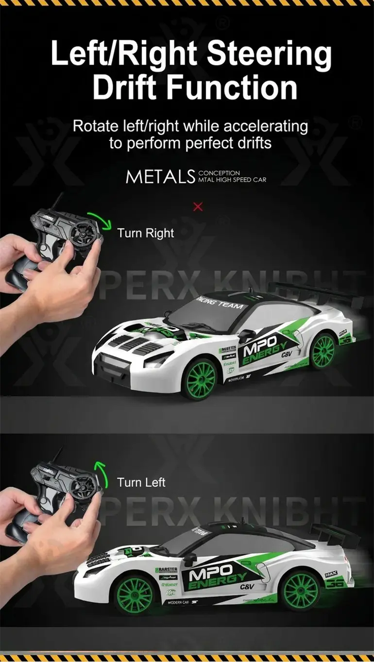 RC Drift Car, 1:24 Scale, 2.4GHz, 4WD (TG2167524) — product detail panel 6