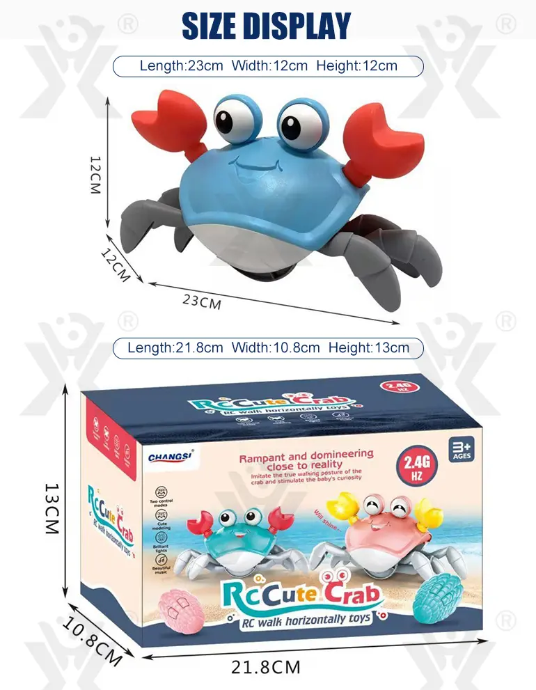RC Electric Induction Crab with Sound and Light (TG4907398) — product detail panel 11