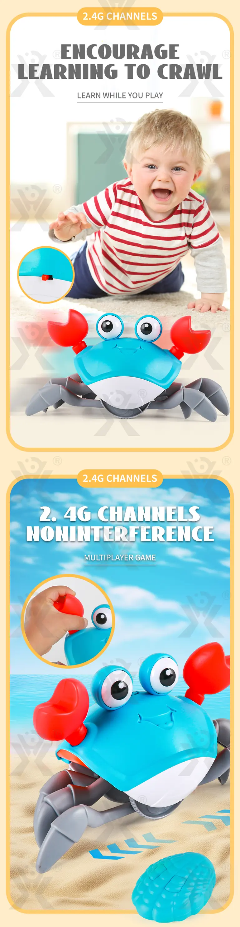 RC Electric Induction Crab with Sound and Light (TG4907398) — product detail panel 3