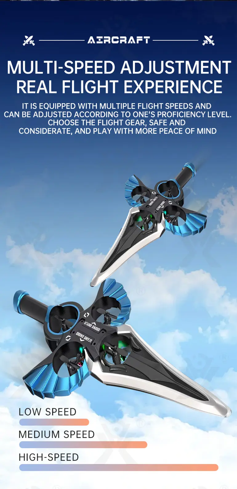 Gesture-Controlled Levitating RC Flying Sword Toy-RC Toys Wholesale Suppliers (TG5025485) — product detail panel 5