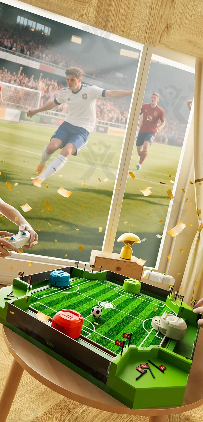 RC Football Table Game, RC Soccer Game (TG5114517) — product detail panel 6