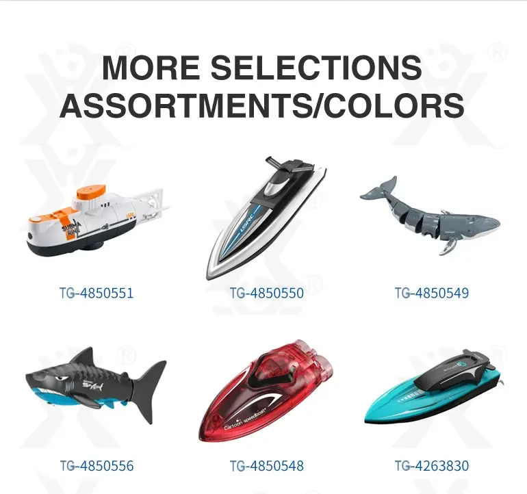 RC Submarine Toy Remote Control Boat, Underwater Diving Waterproof RC Toy Submarine (TG4850551) — product detail panel 8