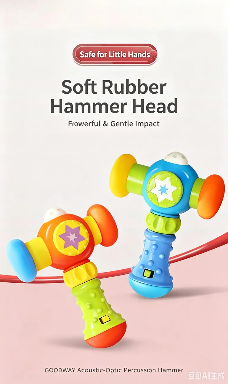 Infant Rattles Activity Hammer Toy, Best-Selling Toy For European Market (TG2109724) — product detail panel 2