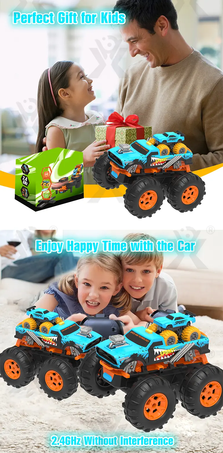 2-in-1 Remote Control Catapult Car with Transform Launcher Track (TG4540781) — product detail panel 2
