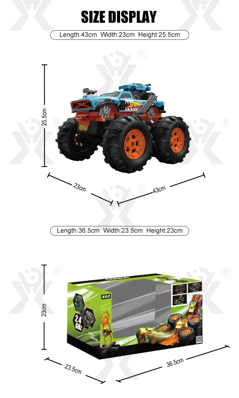 2-in-1 Remote Control Catapult Car with Transform Launcher Track (TG4540781) — product detail panel 4