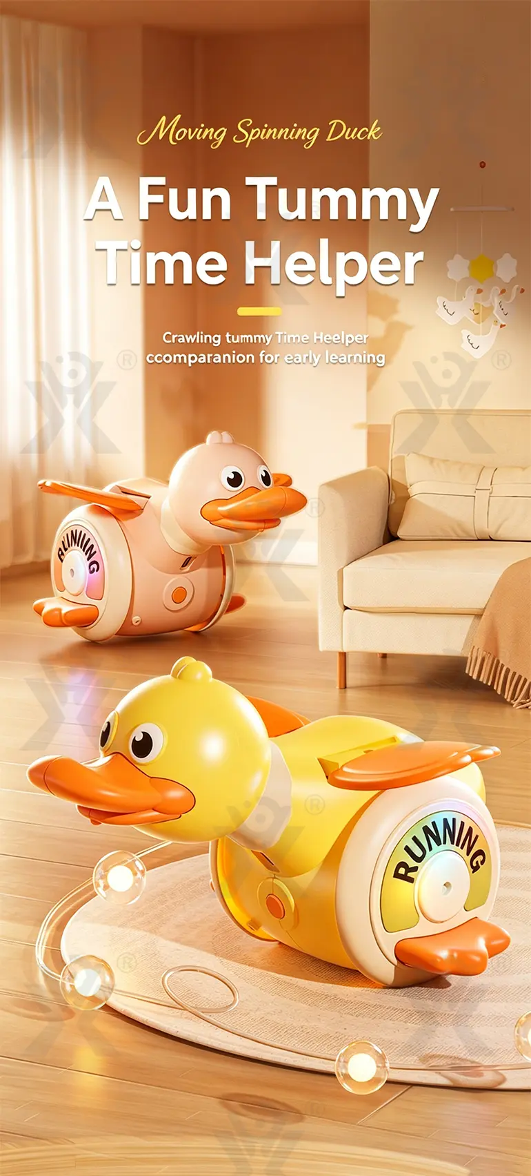 360 Degree Rotating Electric Duck Toy, Best Seller in European Market (TG5303249) — product detail panel 1