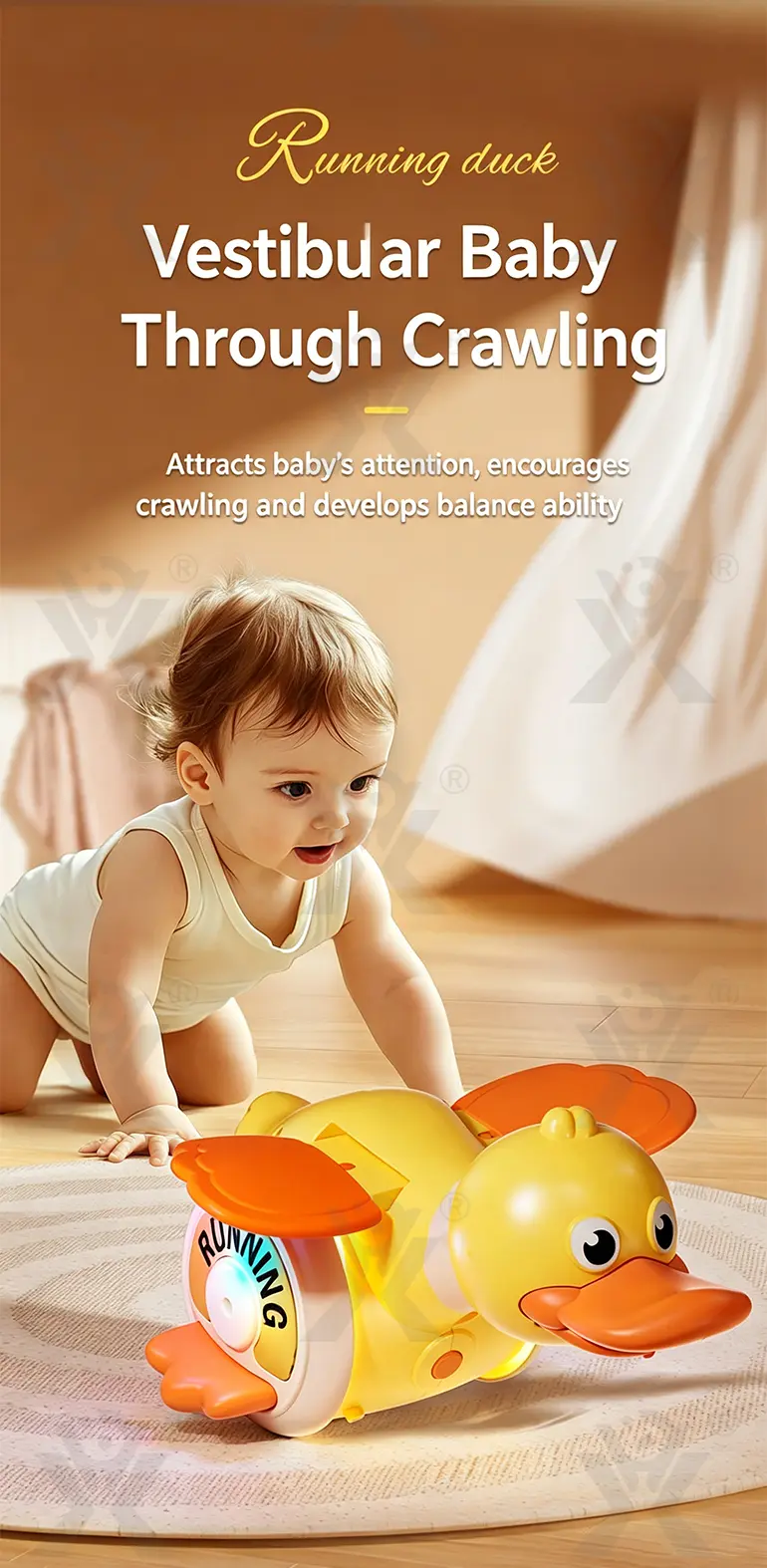 360 Degree Rotating Electric Duck Toy, Best Seller in European Market (TG5303249) — product detail panel 3
