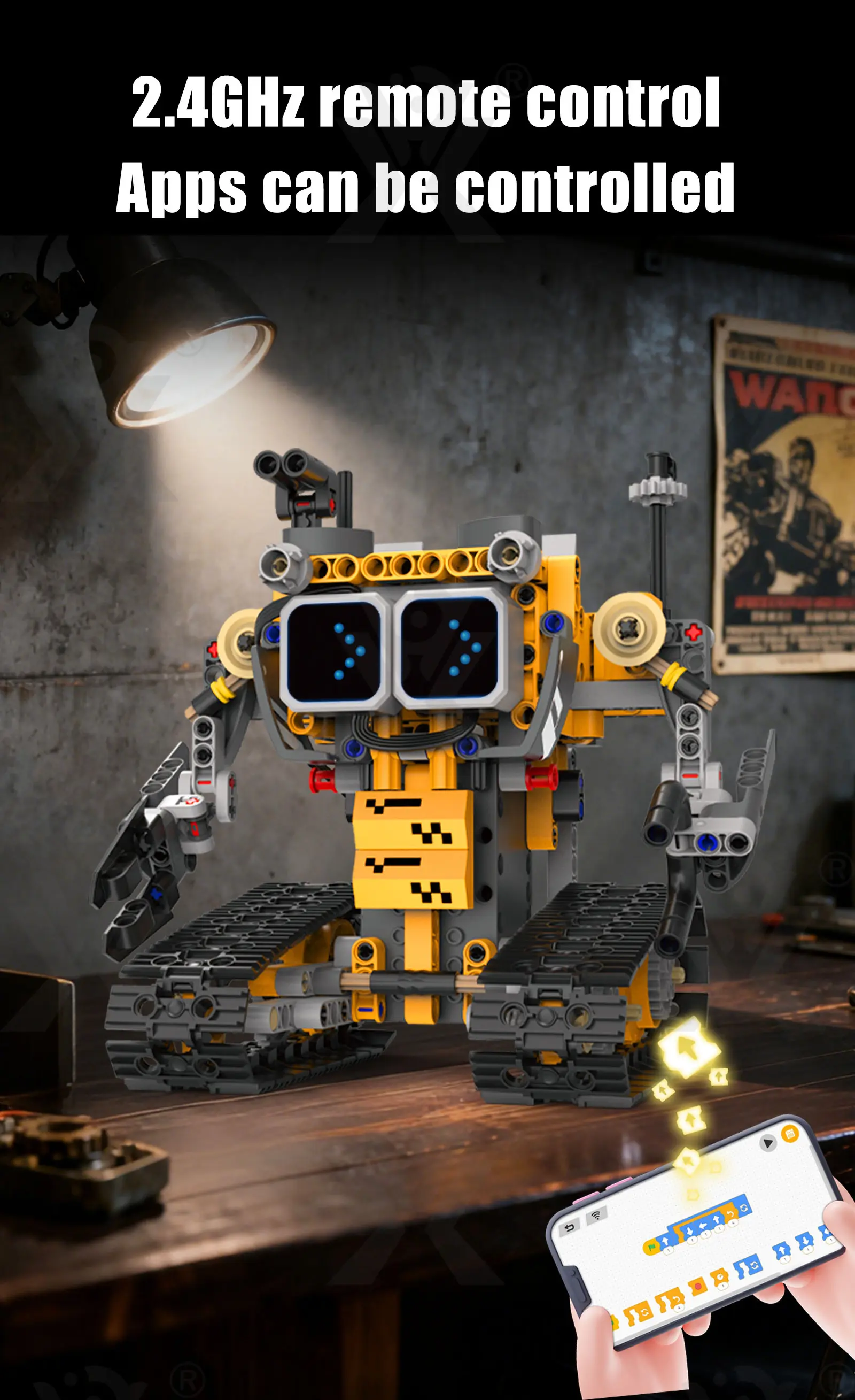 STEM Robot Building Kit, 5-in-1 Robot, Programmable, Remote & App Control (TG5063053) — product detail panel 11