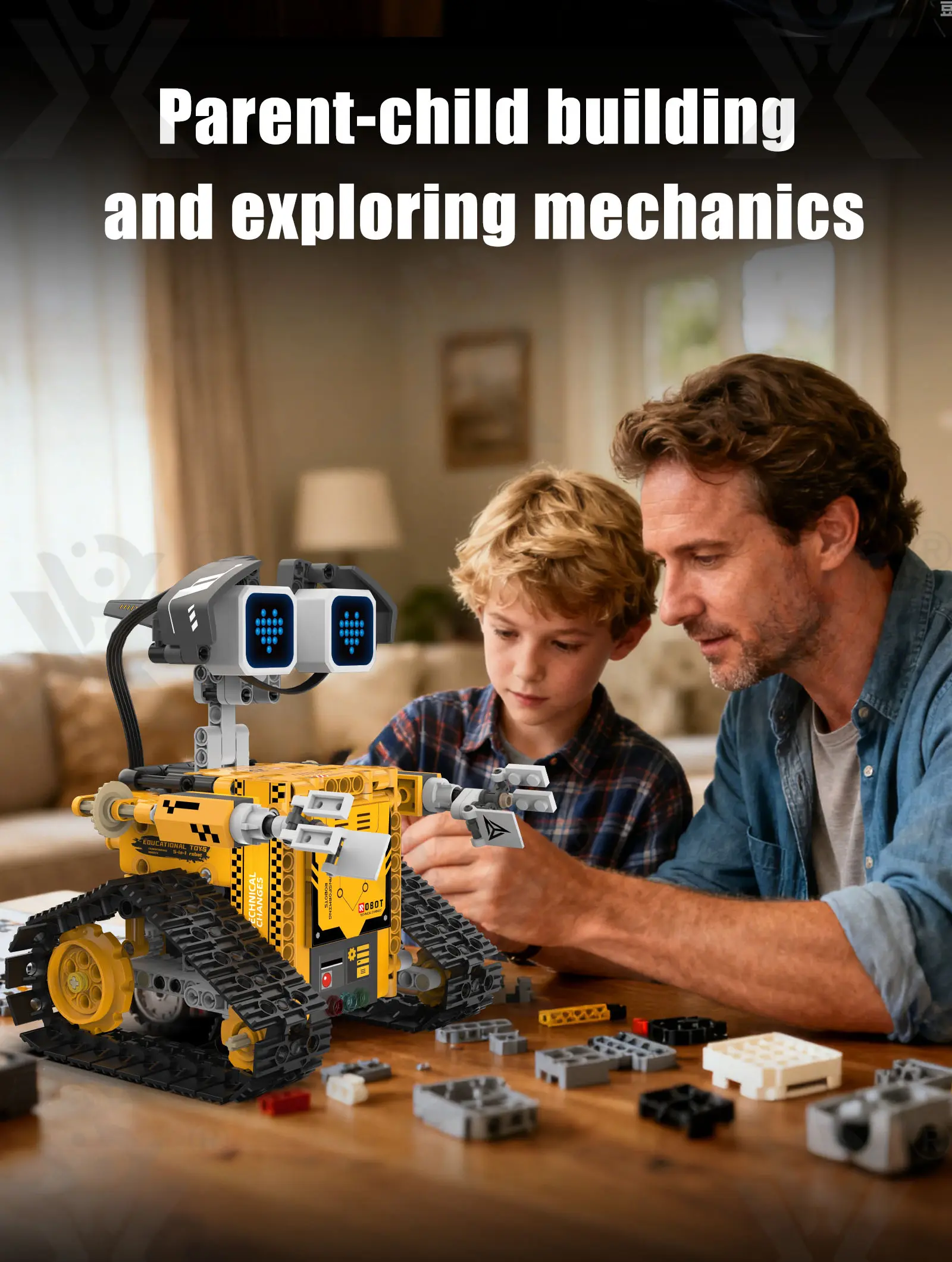 STEM Robot Building Kit, 5-in-1 Robot, Programmable, Remote & App Control (TG5063053) — product detail panel 12