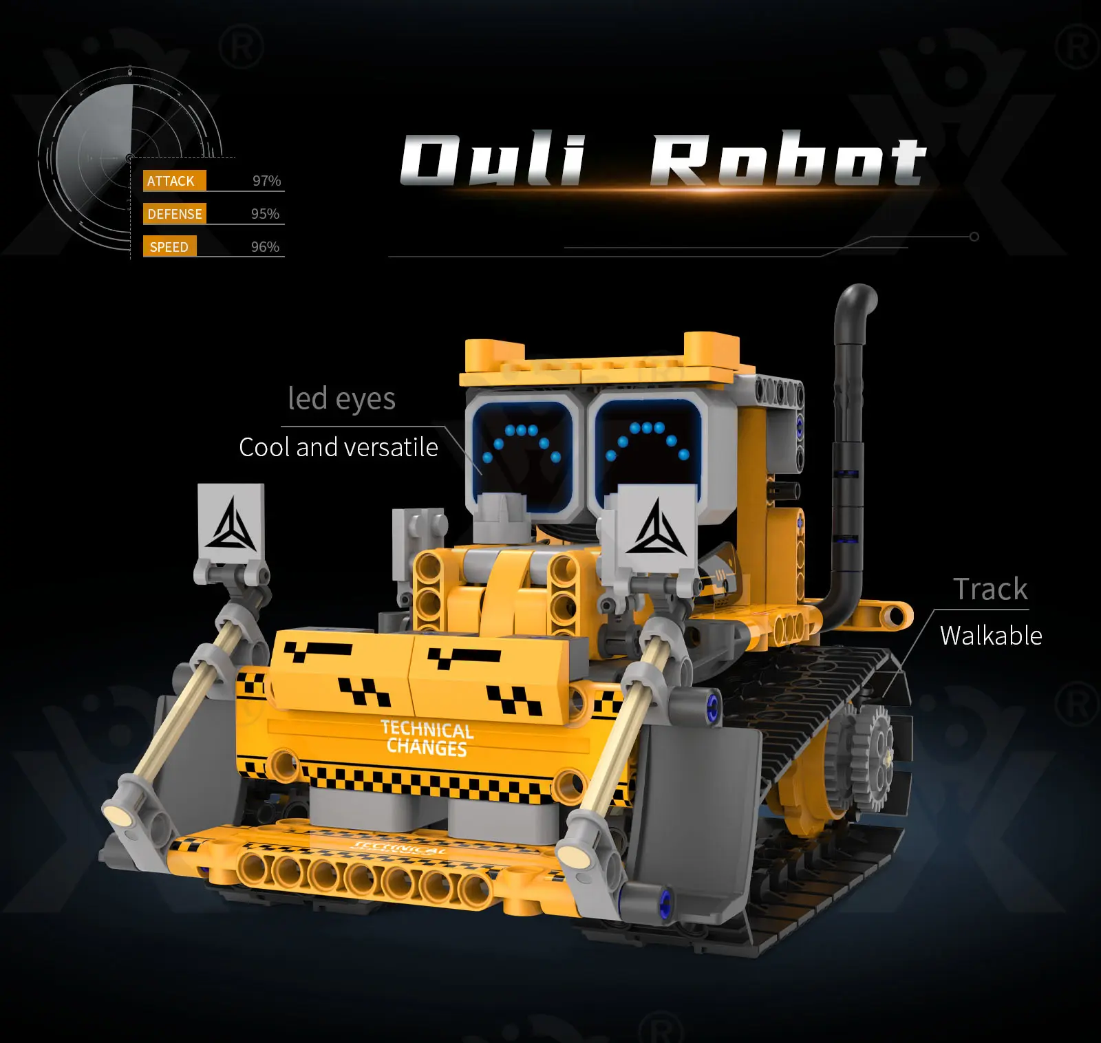 STEM Robot Building Kit, 5-in-1 Robot, Programmable, Remote & App Control (TG5063053) — product detail panel 7