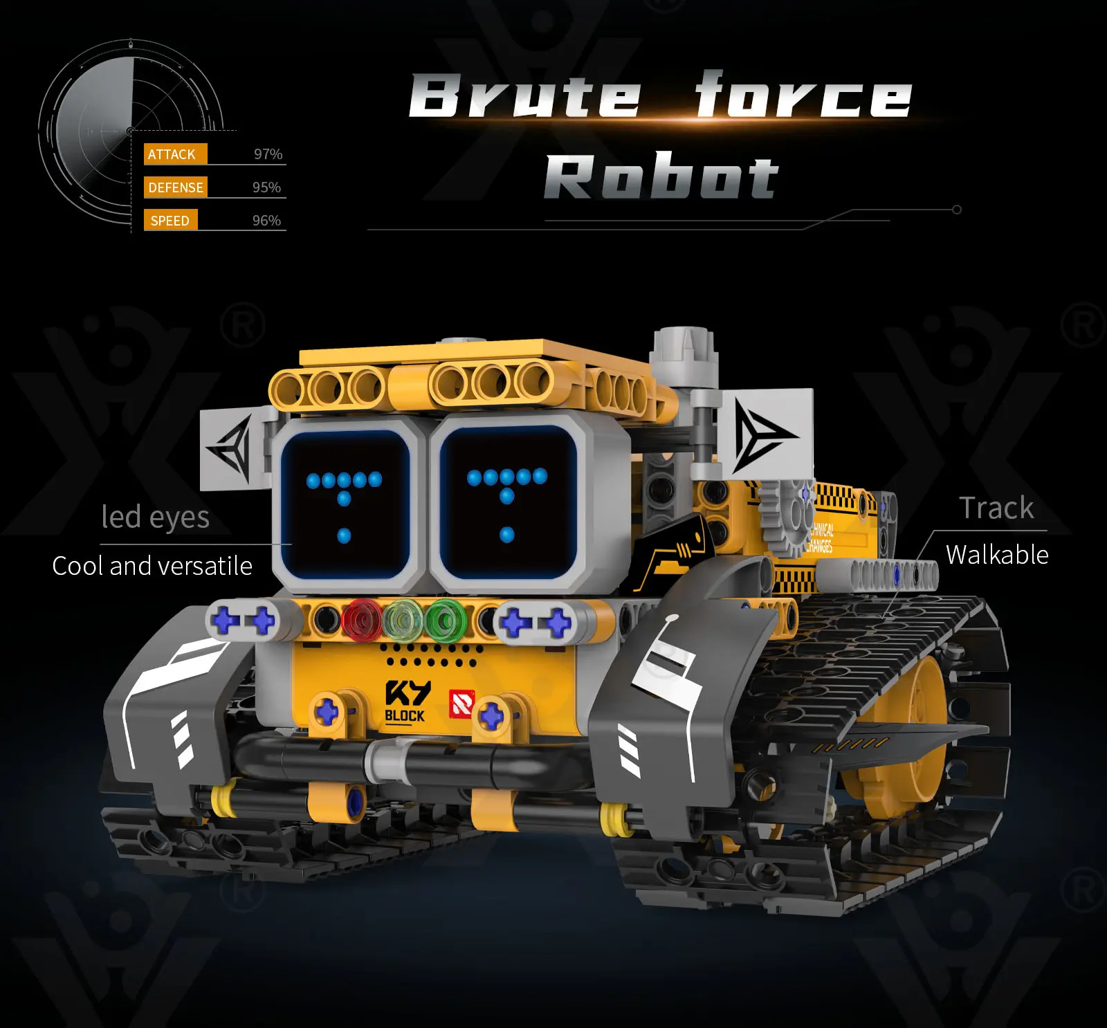 STEM Robot Building Kit, 5-in-1 Robot, Programmable, Remote & App Control (TG5063053) — product detail panel 8