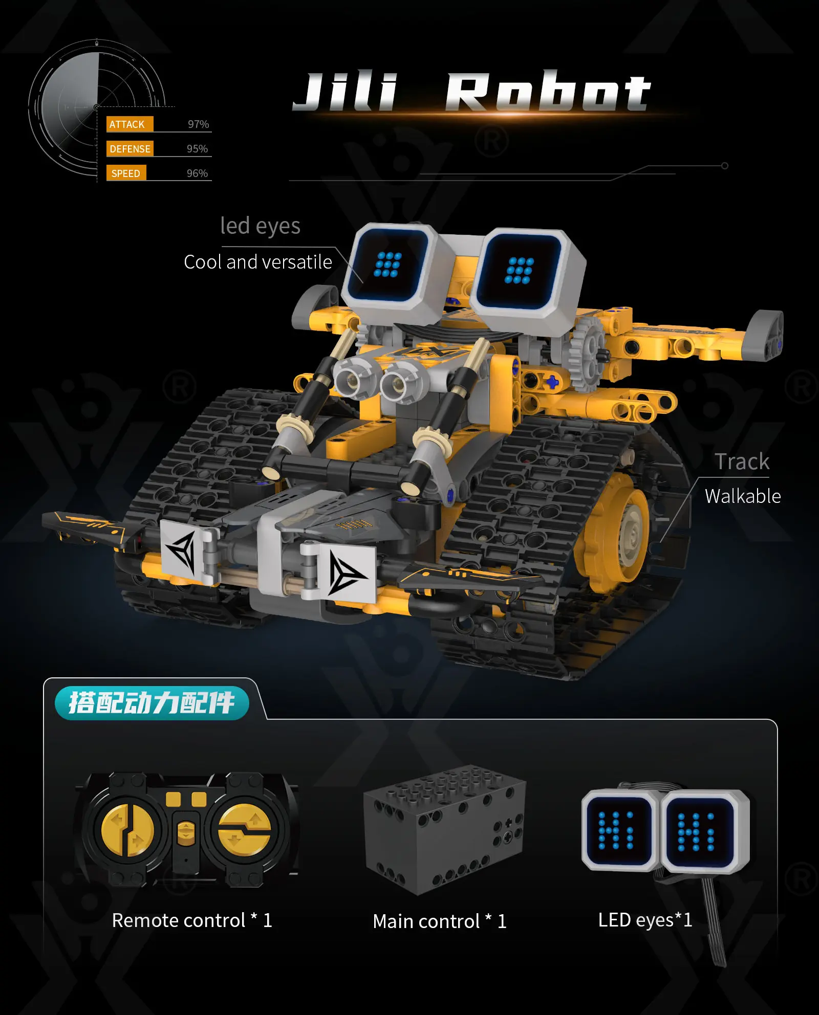 STEM Robot Building Kit, 5-in-1 Robot, Programmable, Remote & App Control (TG5063053) — product detail panel 9