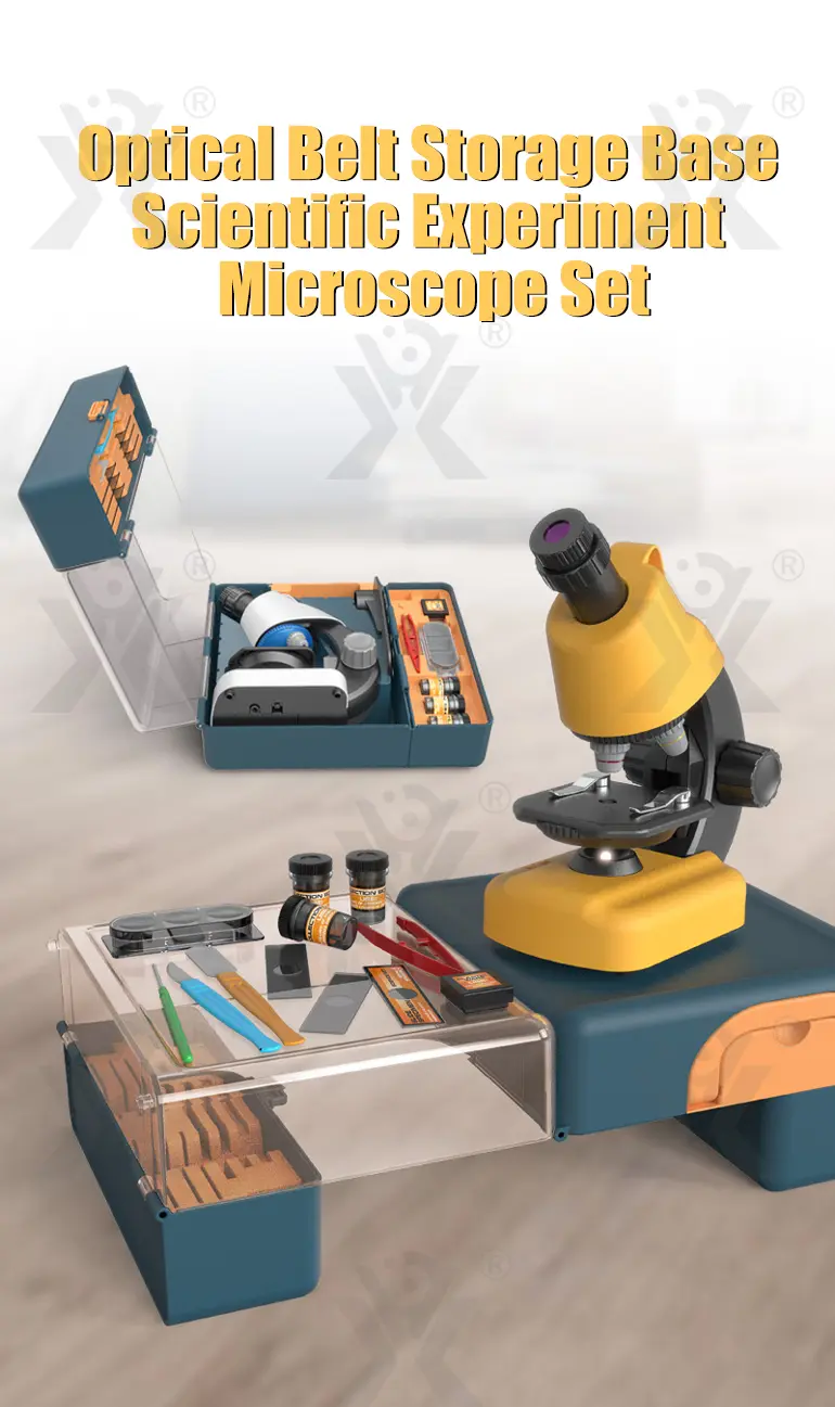 Scientific Microscope Toy, LED 100X-1200X Magnification (TG1672615) — product detail panel 1