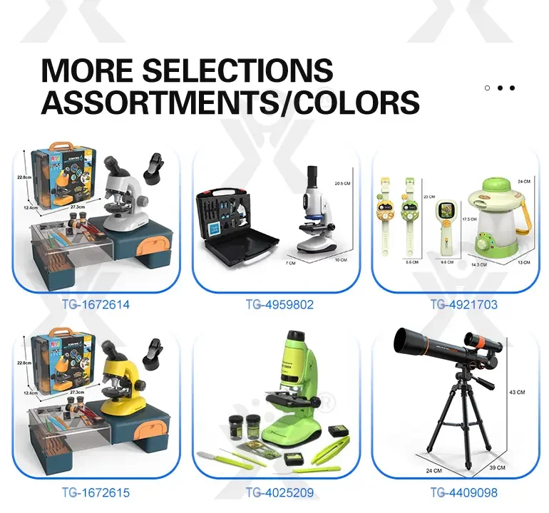 Scientific Microscope Toy, LED 100X-1200X Magnification (TG1672615) — product detail panel 7