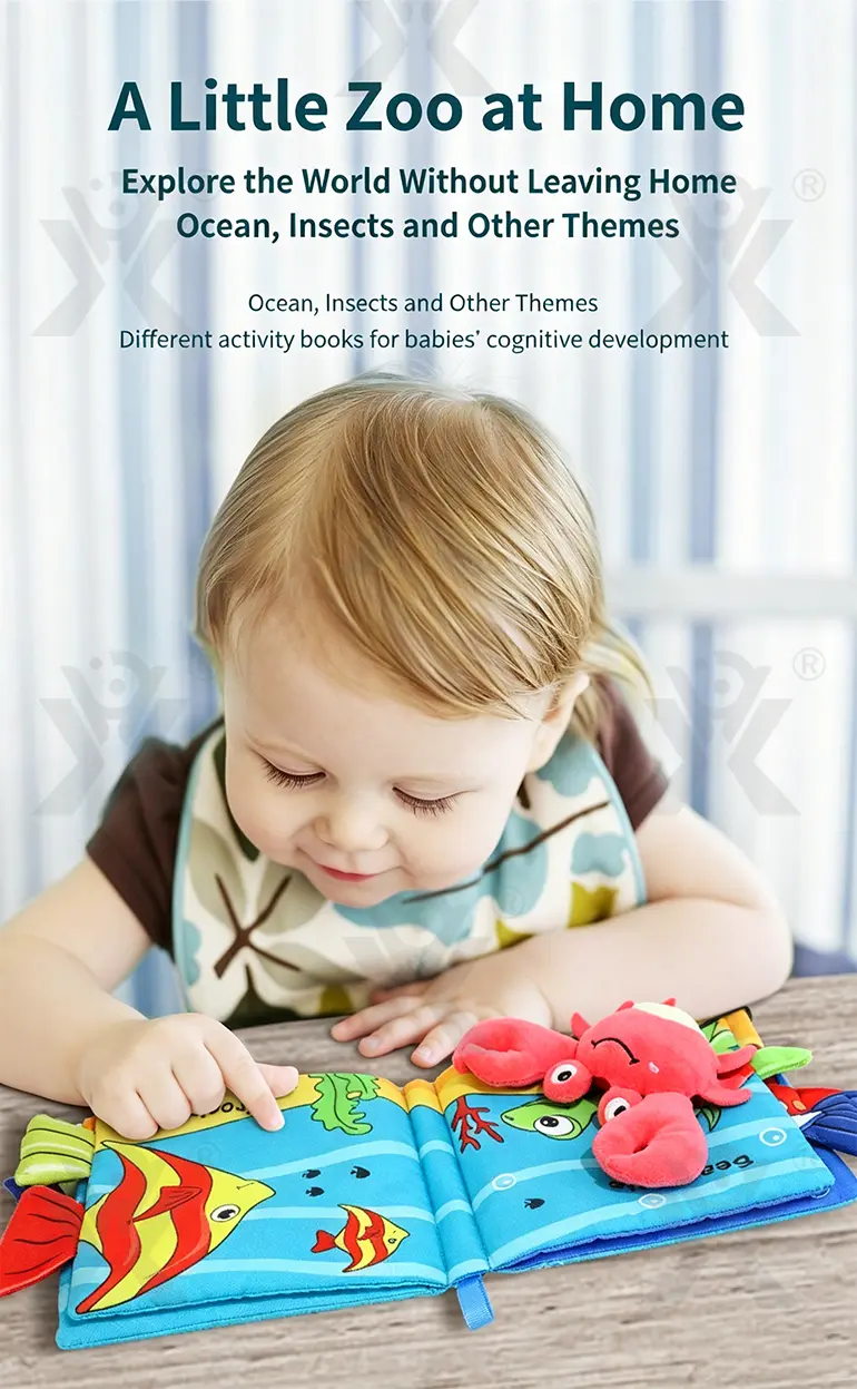Animal Soft Books with Crinkle Tails, Early Education Toy Supplies (TG4498617) — product detail panel 5