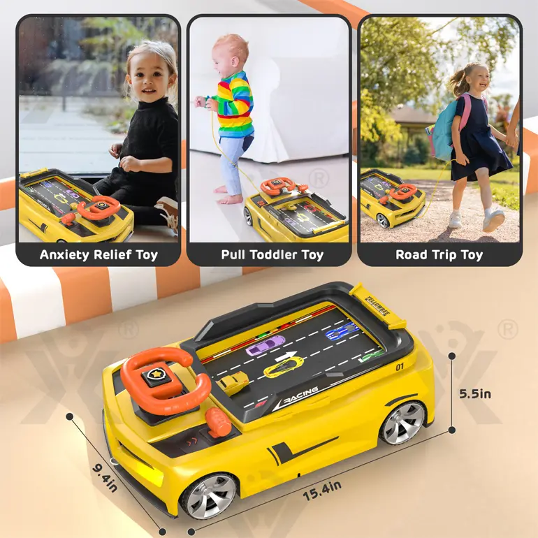 Racing Adventure Game Steering Wheel Toy with Music and Light (TG4487495) — product detail panel 5