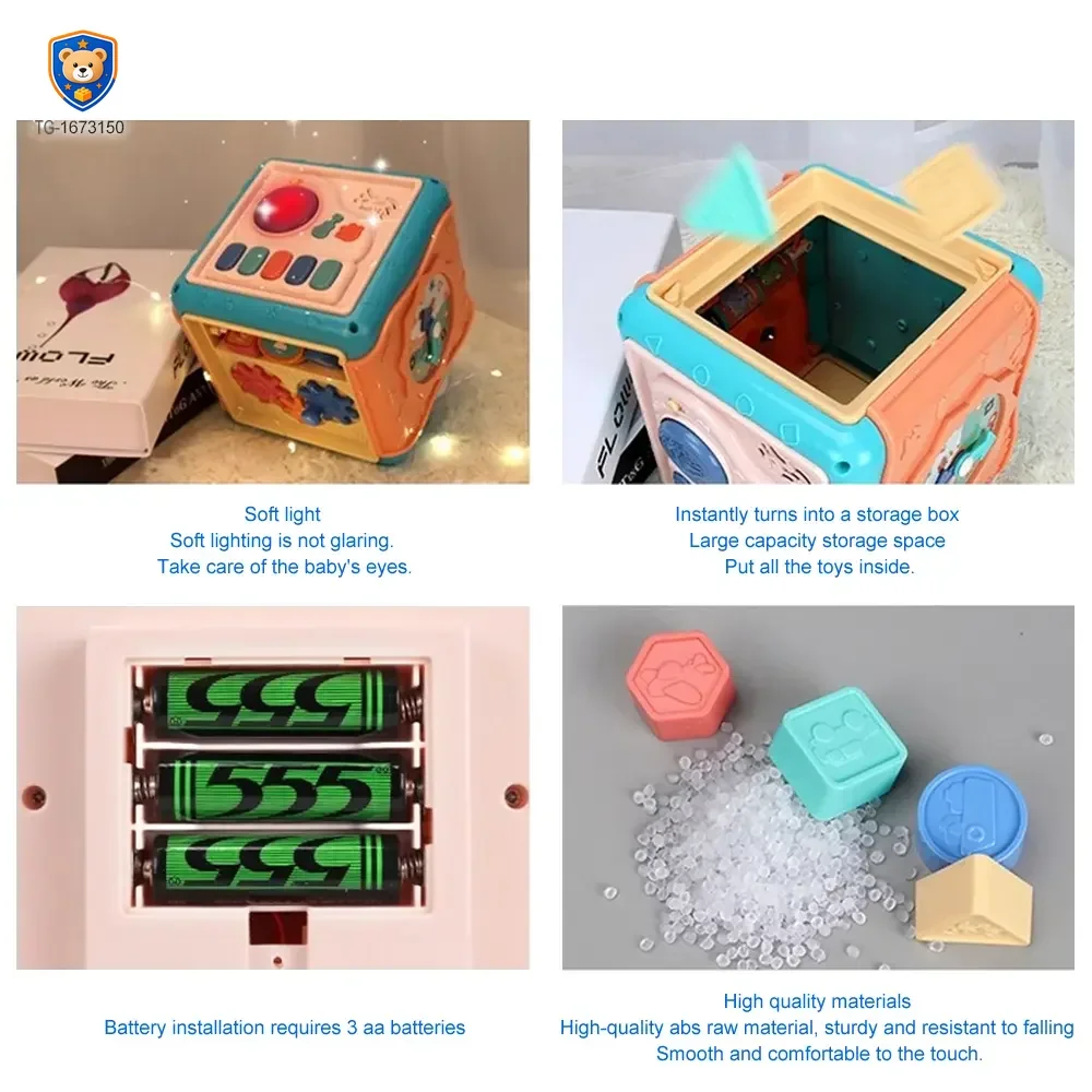 Baby Activity Cube Shape Sorting Activity Center — product view 6