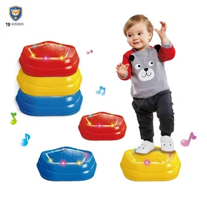 Balance Sensory Stepping Stones Indoor Outdoor Play With Light & Music-Baby Toys Wholesale
