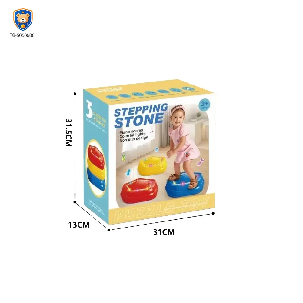 Balance Sensory Stepping Stones Indoor Outdoor Play With Light & Music-Baby Toys Wholesale — product view 6