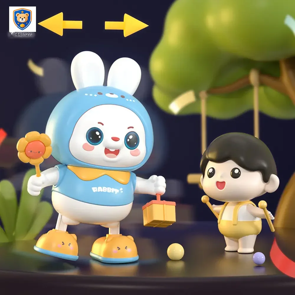 Dancing Rabbit Toy for Kids with Dynamic Music & Cool Lights — product view 3