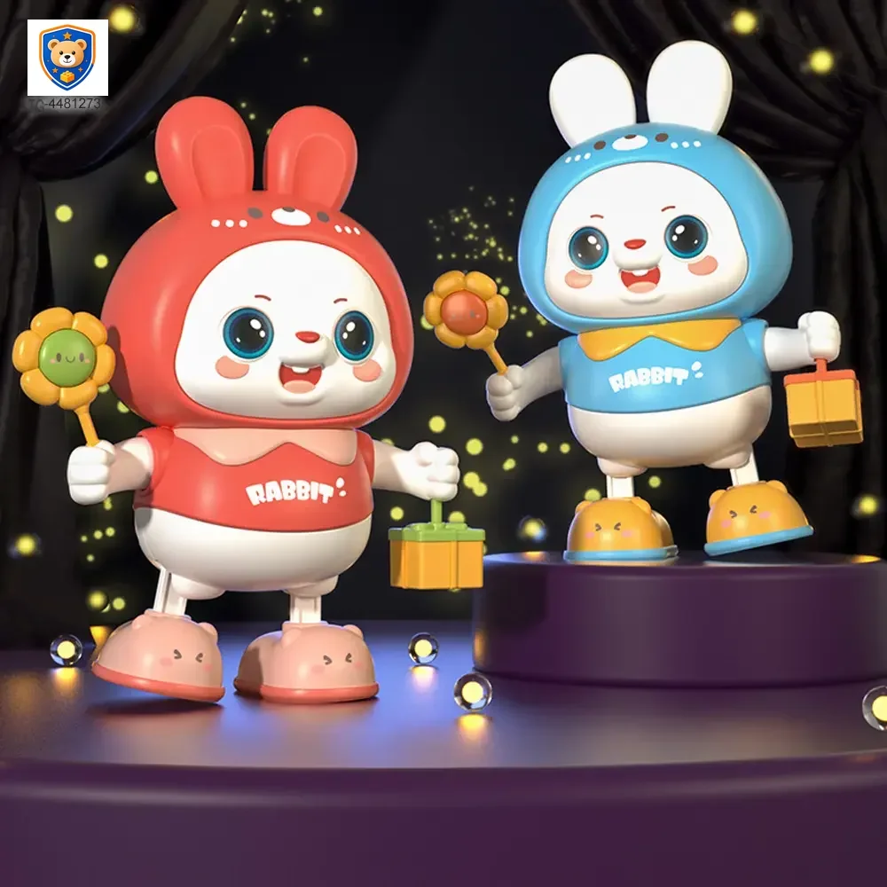 Dancing Rabbit Toy for Kids with Dynamic Music & Cool Lights — product view 4