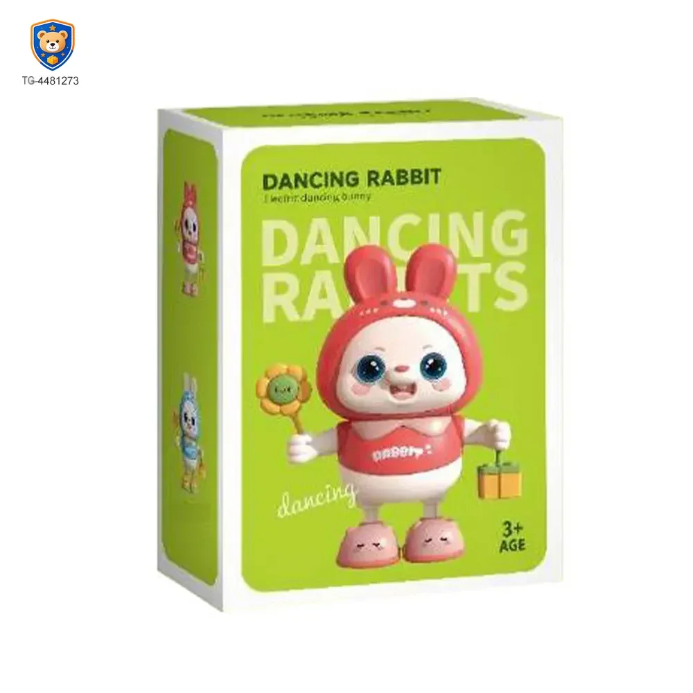 Dancing Rabbit Toy for Kids with Dynamic Music & Cool Lights — product view 5