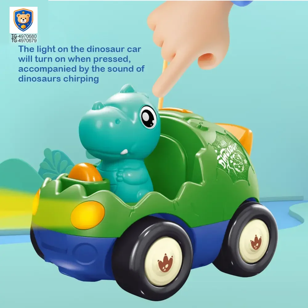 Dinosaur RC Cars Toys, with Light and Sound — product view 4