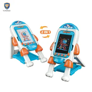 2 in 1 Magnetic Drawing Board & Blackboard
