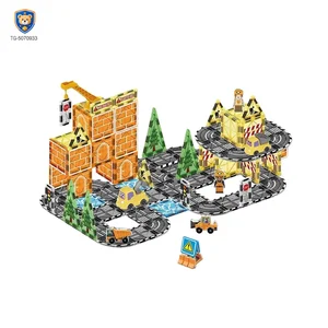 Engineer Magnetic Tile Sets For Kids, STEM Montessori Toy