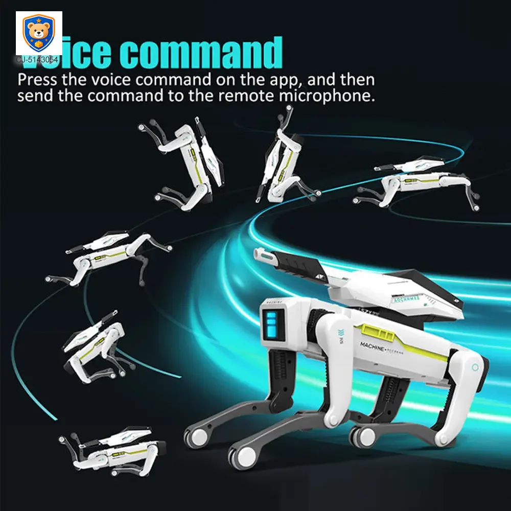 Intelligent Shooting RC Robot Dog — product view 3