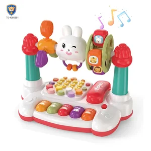 Cartoon Baby Interactive Music Light Keyboard Telephone Toy