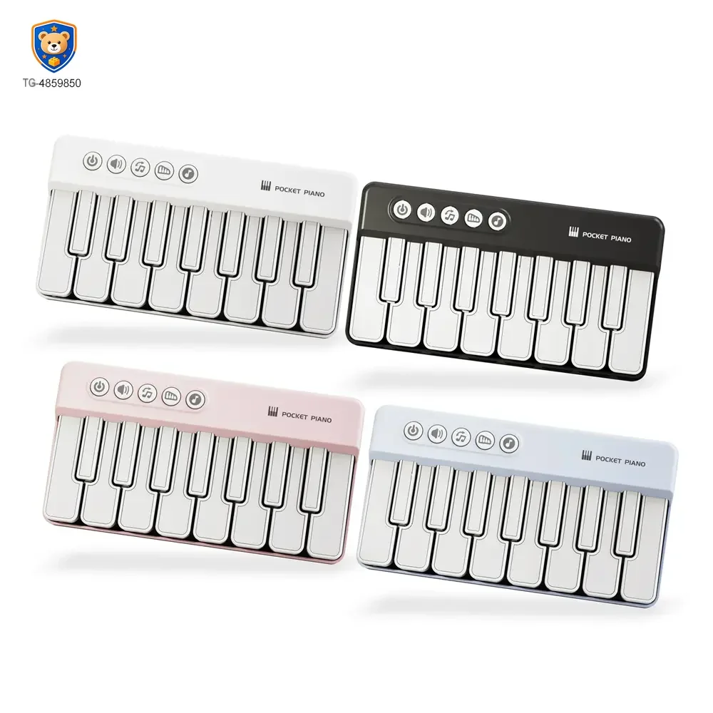 15 Key Kids Pocket Piano Toy LED Light Musical Instrument — product view 1