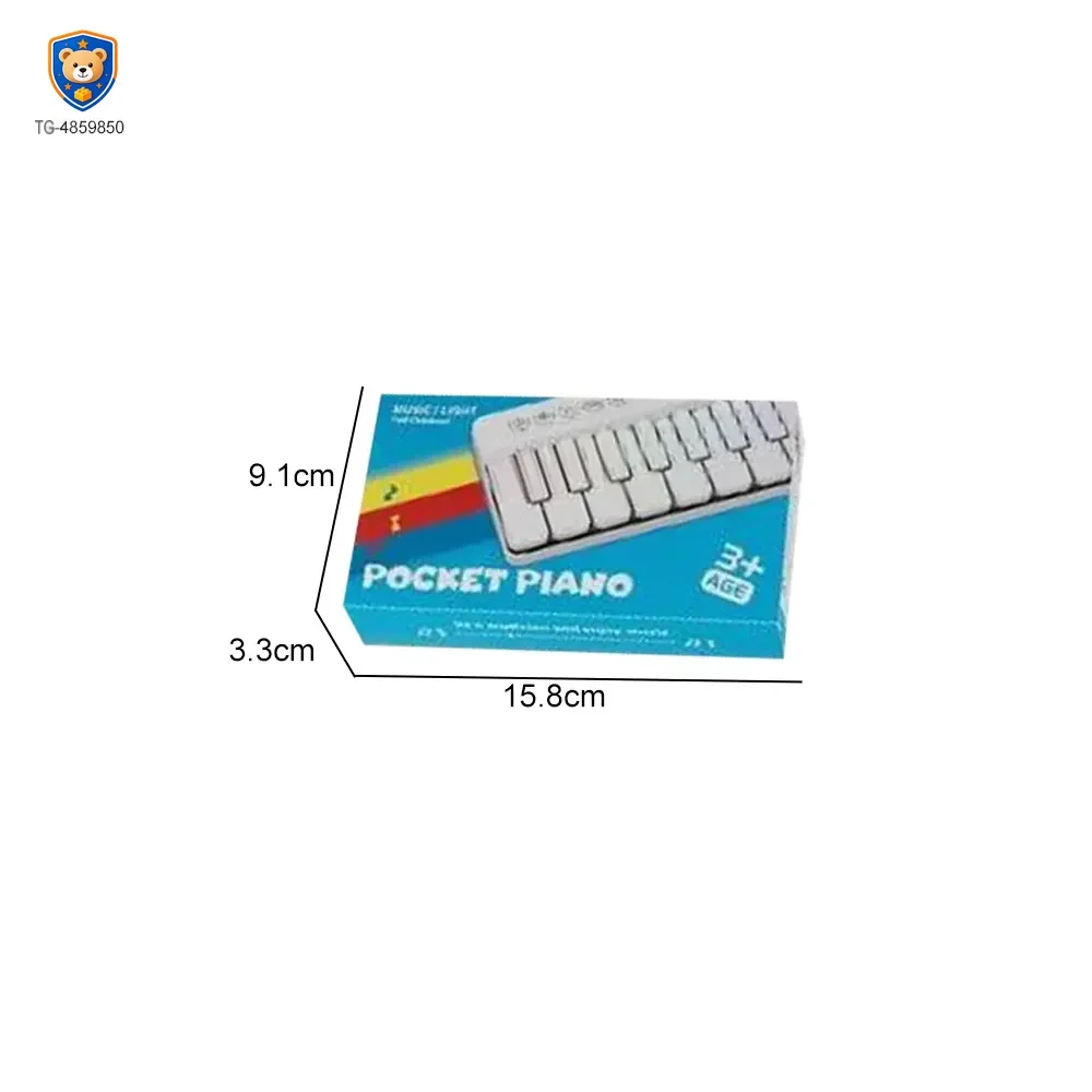 15 Key Kids Pocket Piano Toy LED Light Musical Instrument — product view 6