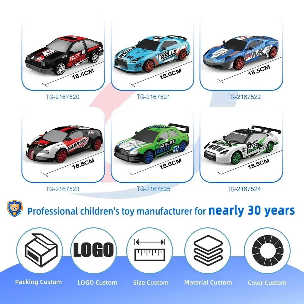 RC Drift Car, 1:24 Scale, 2.4GHz, 4WD — product view 6