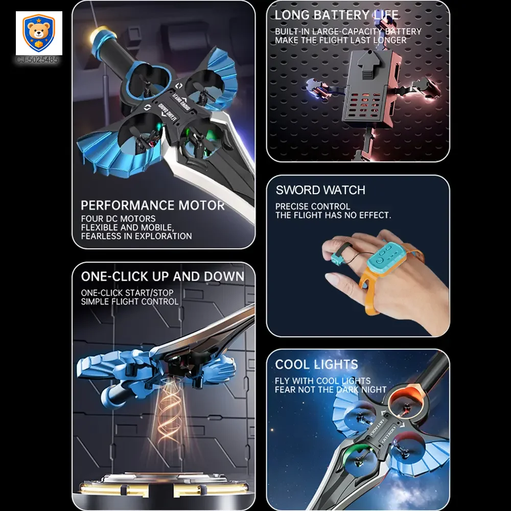 Gesture-Controlled Levitating RC Flying Sword Toy-RC Toys Wholesale Suppliers — product view 3