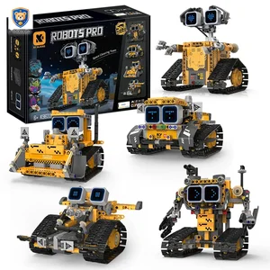 STEM Robot Building Kit, 5-in-1 Robot, Programmable, Remote & App Control