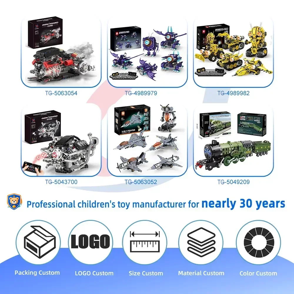 STEM Robot Building Kit, 5-in-1 Robot, Programmable, Remote & App Control — product view 6