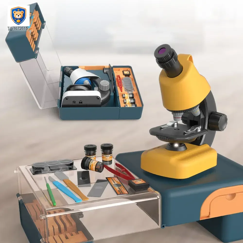 Scientific Microscope Toy, LED 100X-1200X Magnification — product view 3
