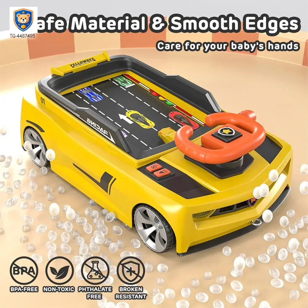 Racing Adventure Game Steering Wheel Toy with Music and Light — product view 5