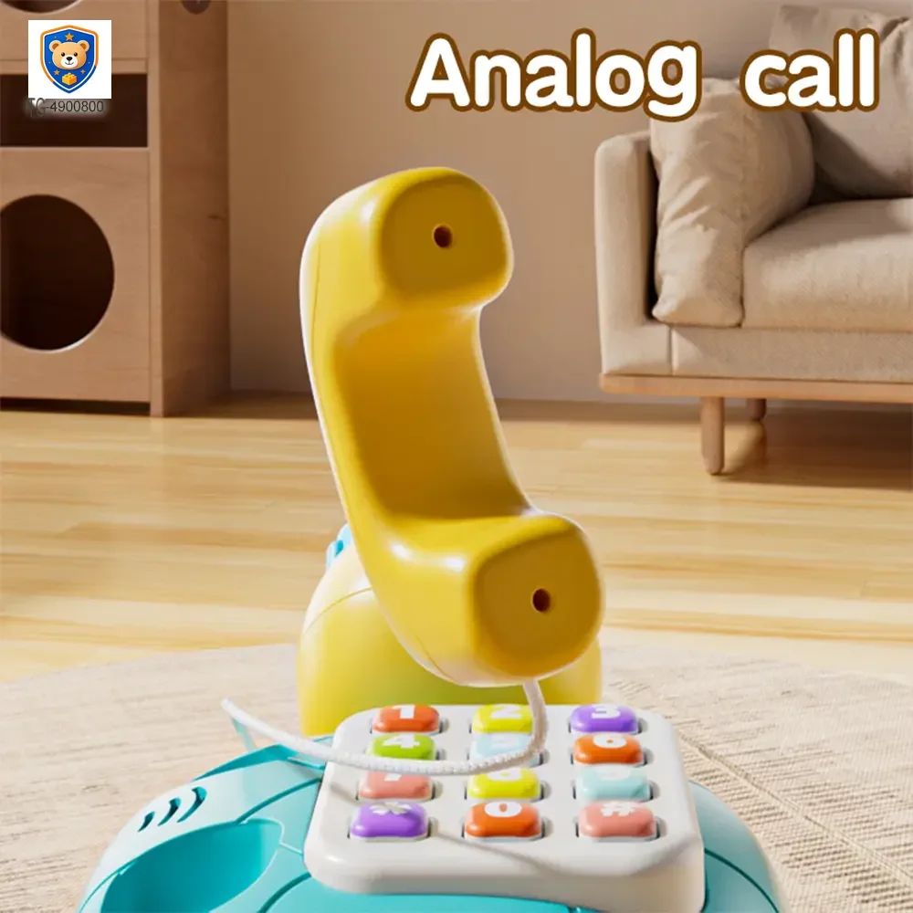 Cartoon Turtle Pull String Phone Toy, Baby Phone Toy Wholesale Supply — product view 4